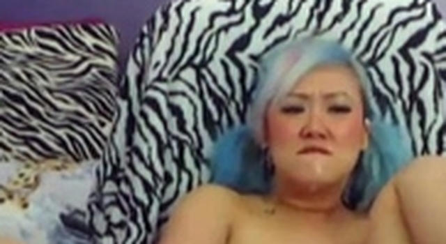 Loud American-Japanese Emo Cums with..